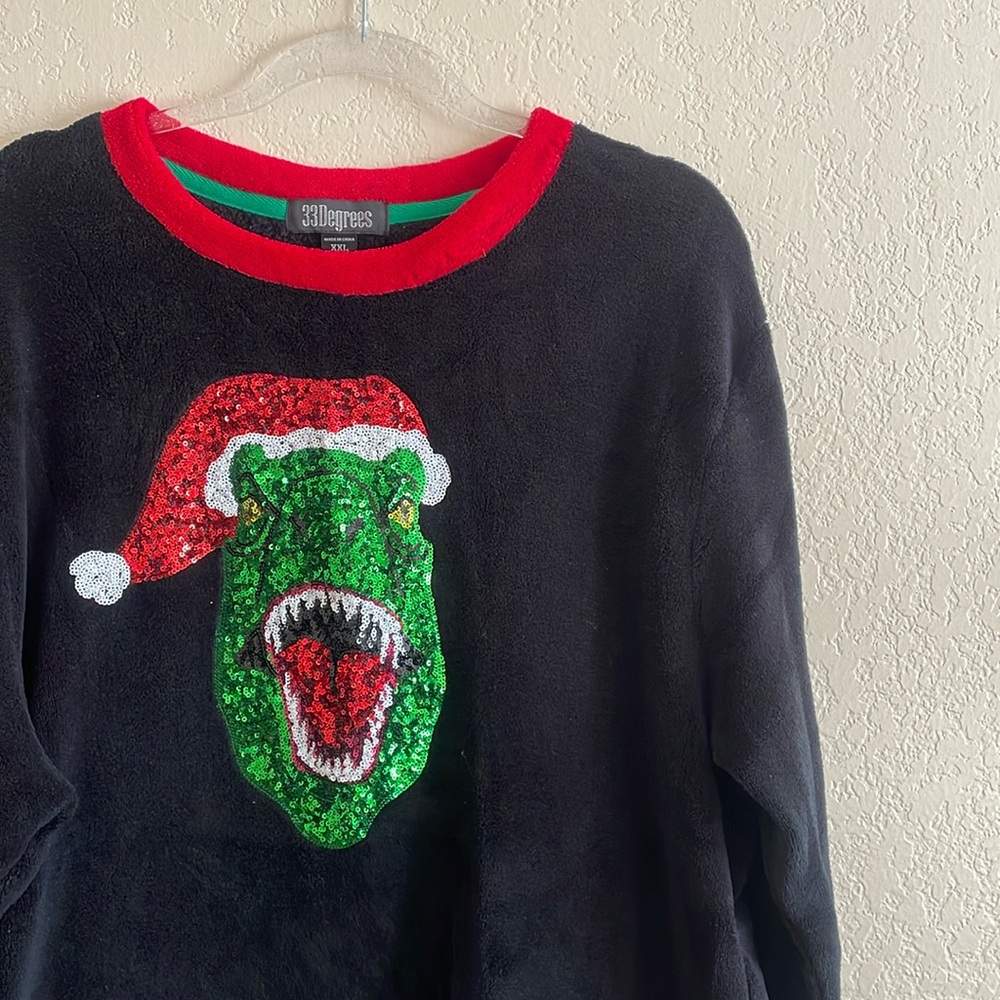 T Rex Christmas Sweater